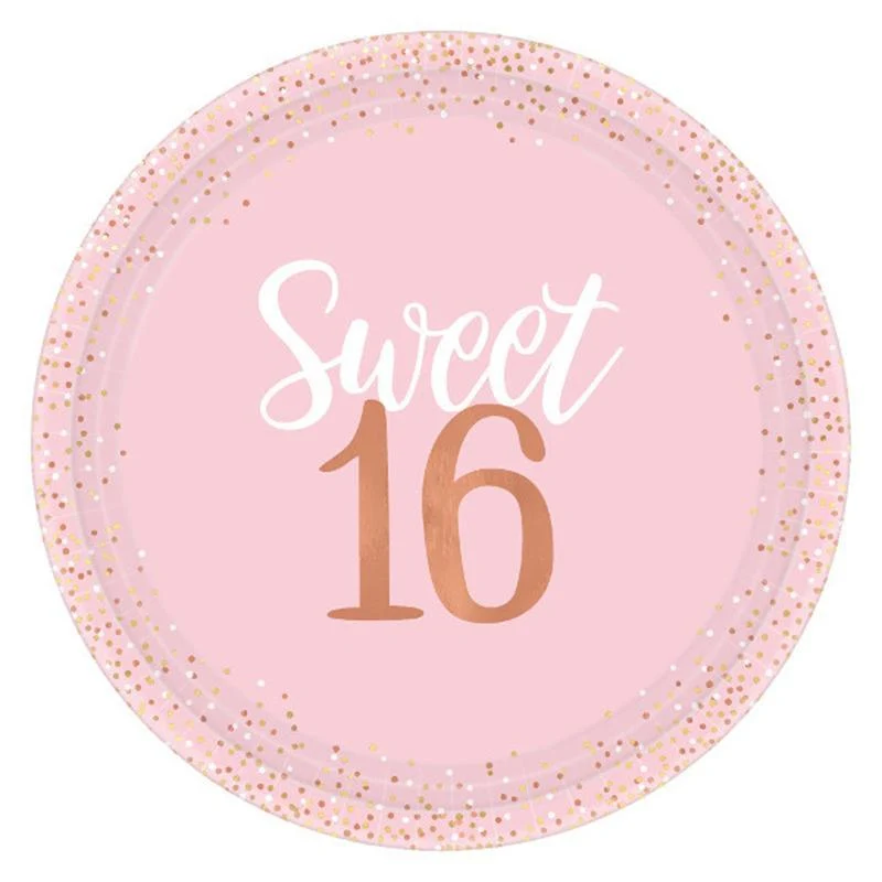Blush Sixteen - Plates 10.5 In. 8/pkg