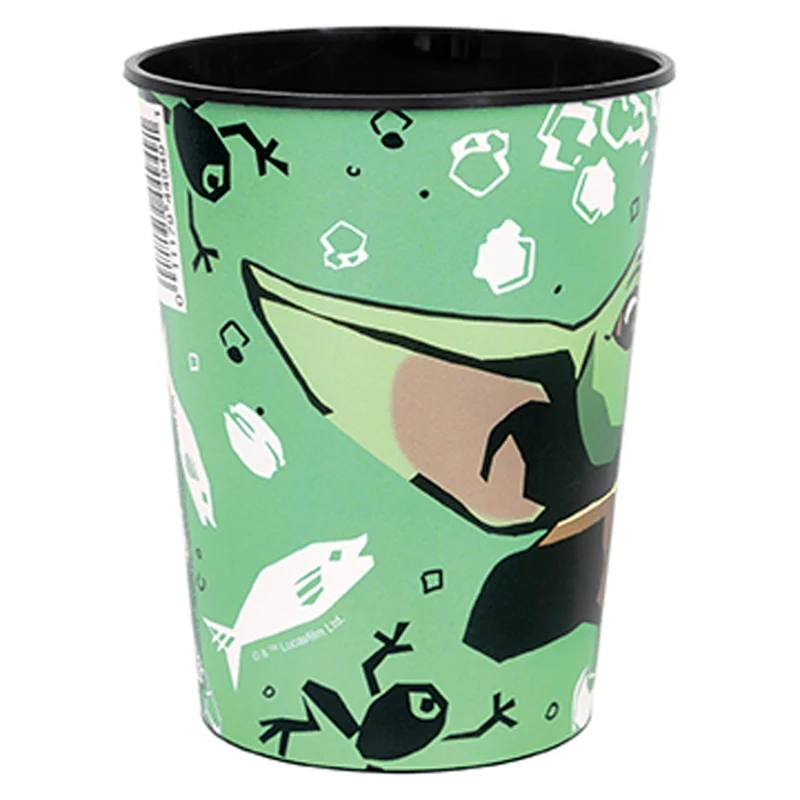 Star Wars: The Mandalorian and Grogu Birthday Plastic Favour Cup, 16 Oz, 1 Count