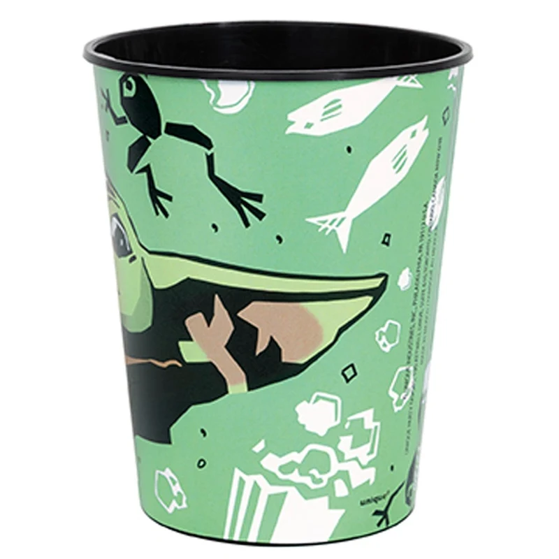Star Wars: The Mandalorian and Grogu Birthday Plastic Favour Cup, 16 Oz, 1 Count