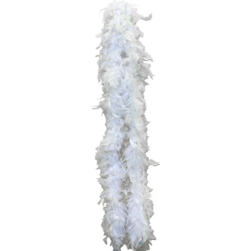 White feather boa