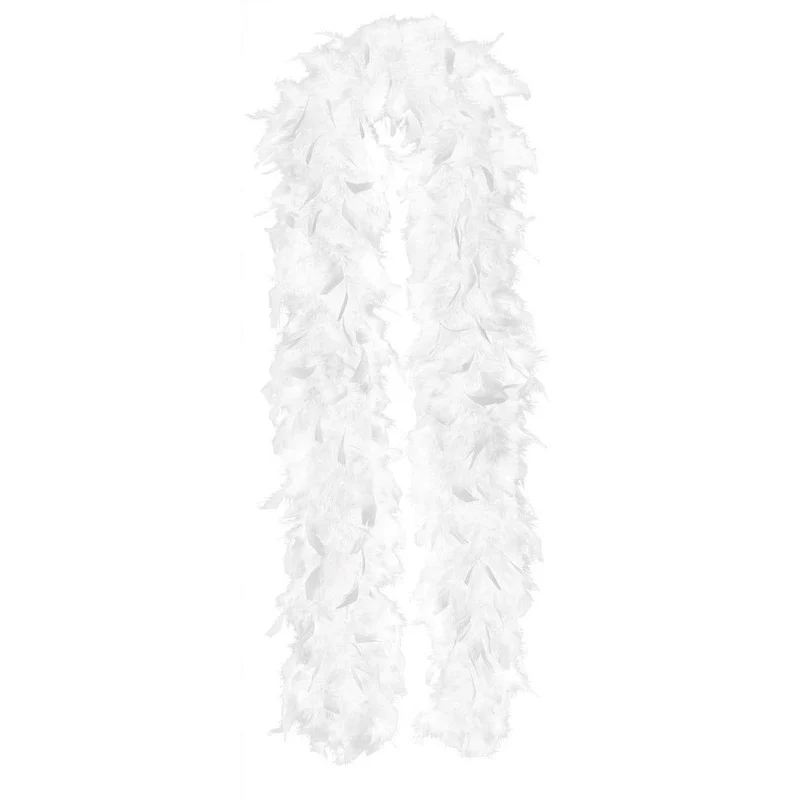 White feather boa