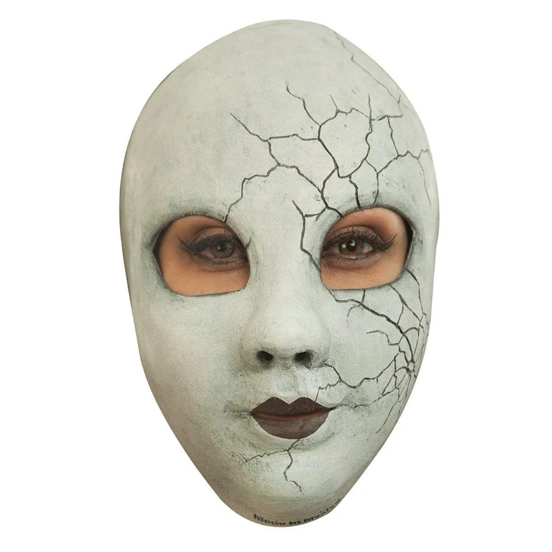 Creepy doll face mask