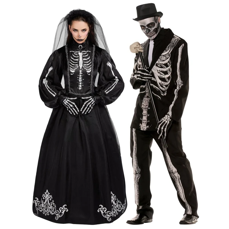 Skeleton Couple Costumes