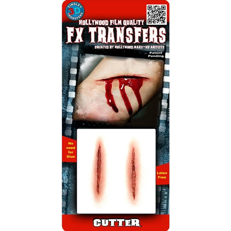 3D FX Transfers Cutter Latex Free Prosthetic, 1 Count