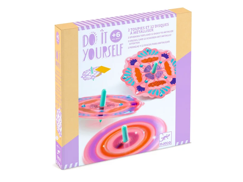 Toupies Flower Power DIY - Djeco
