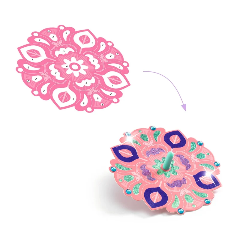 Toupies Flower Power DIY - Djeco