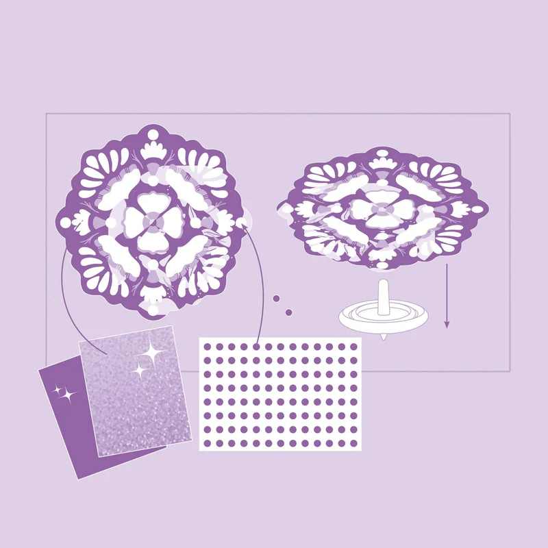 Toupies Flower Power DIY - Djeco