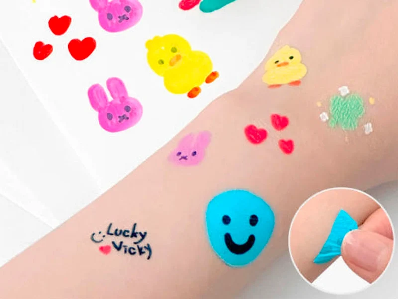 Kit de feutres pour tatouages-stickers DIY
