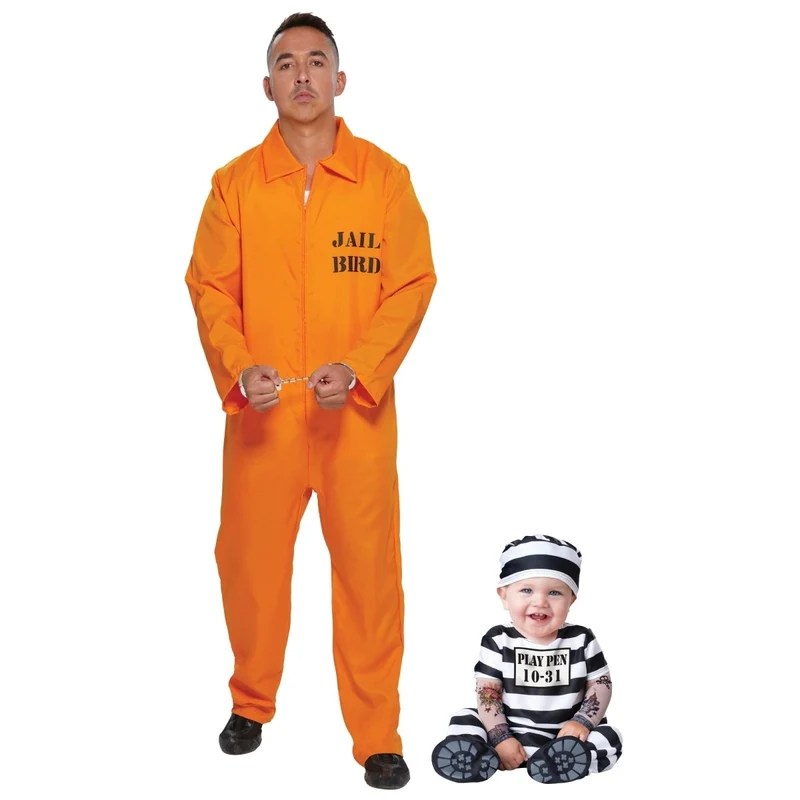 Daddy and Me Convict Costumes