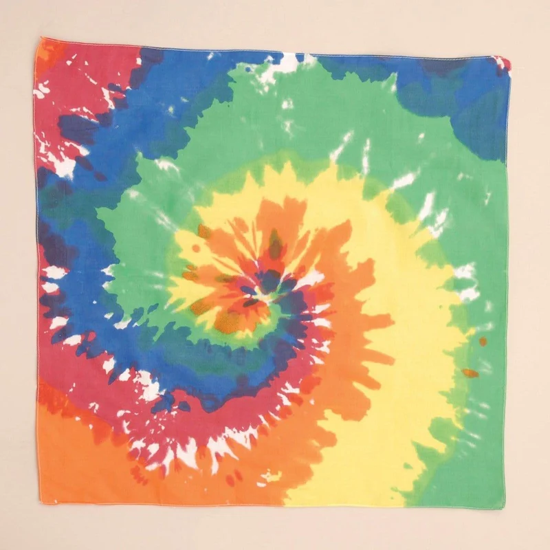 Hippie tie dye bandana