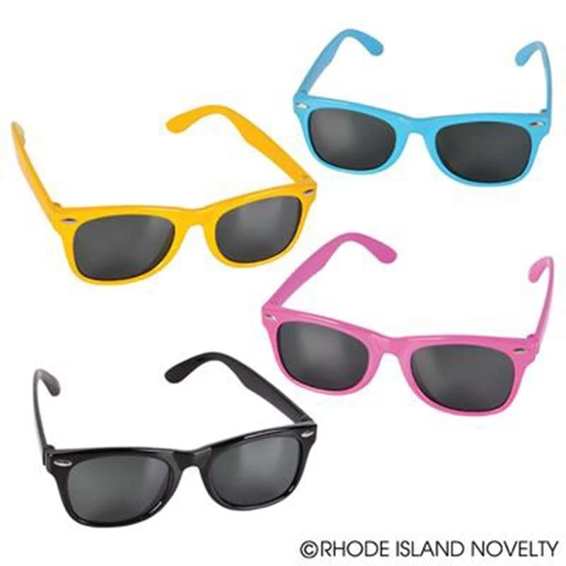 Neon Plastic Sunglasses, Assortment, 1 Count