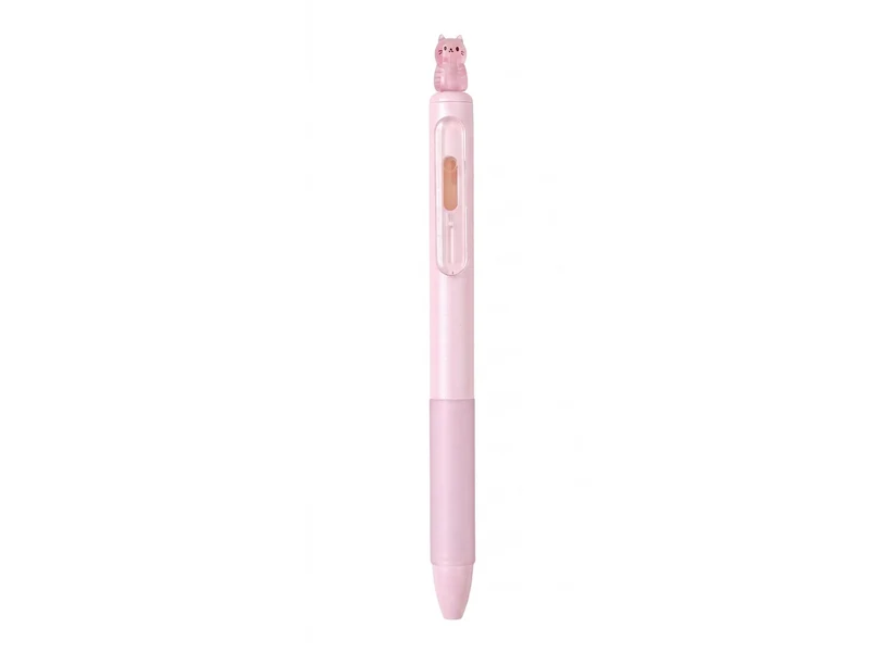 Stylo gel chat Bingle - Pastel mauve