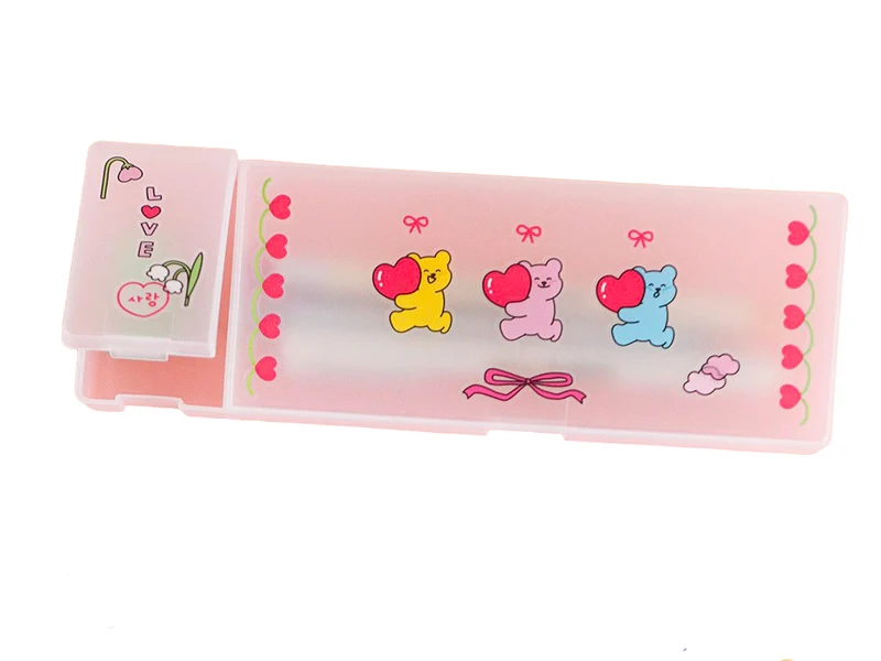 Set stickers et trousse - Oursons d'amour
