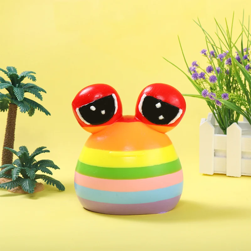 800g Giant Rainbow Pou Taba Squishy