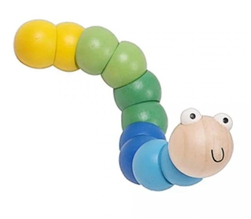 Clutching Caterpillar (Blue) - Chenille Agrippée (Bleu)