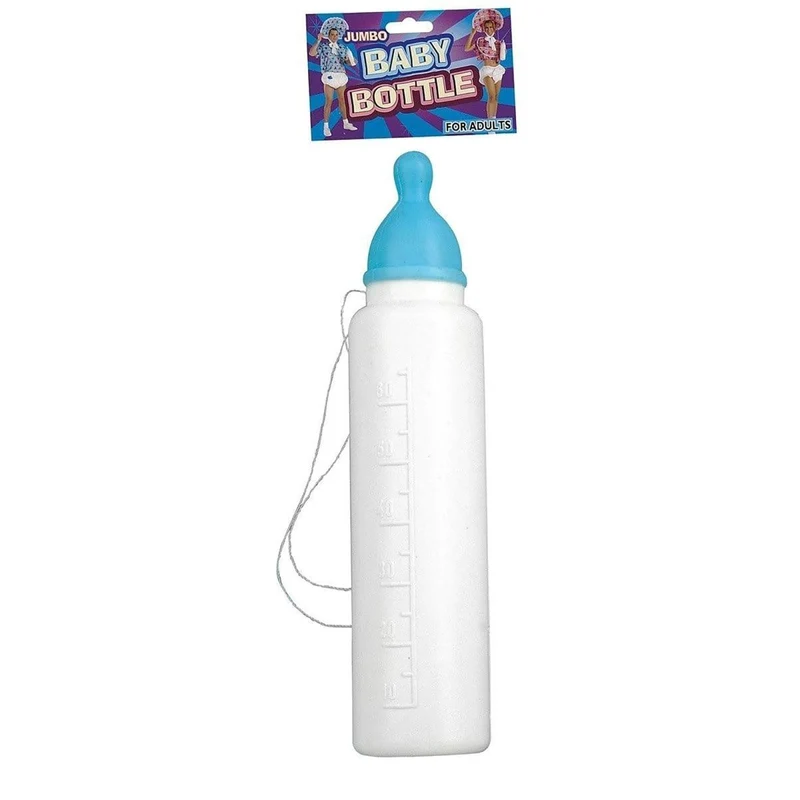 Blue jumbo baby bottle