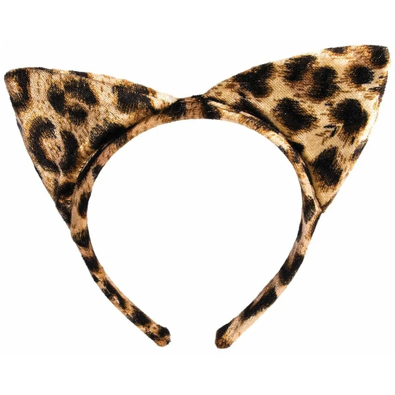 Leopard ears headband for adults