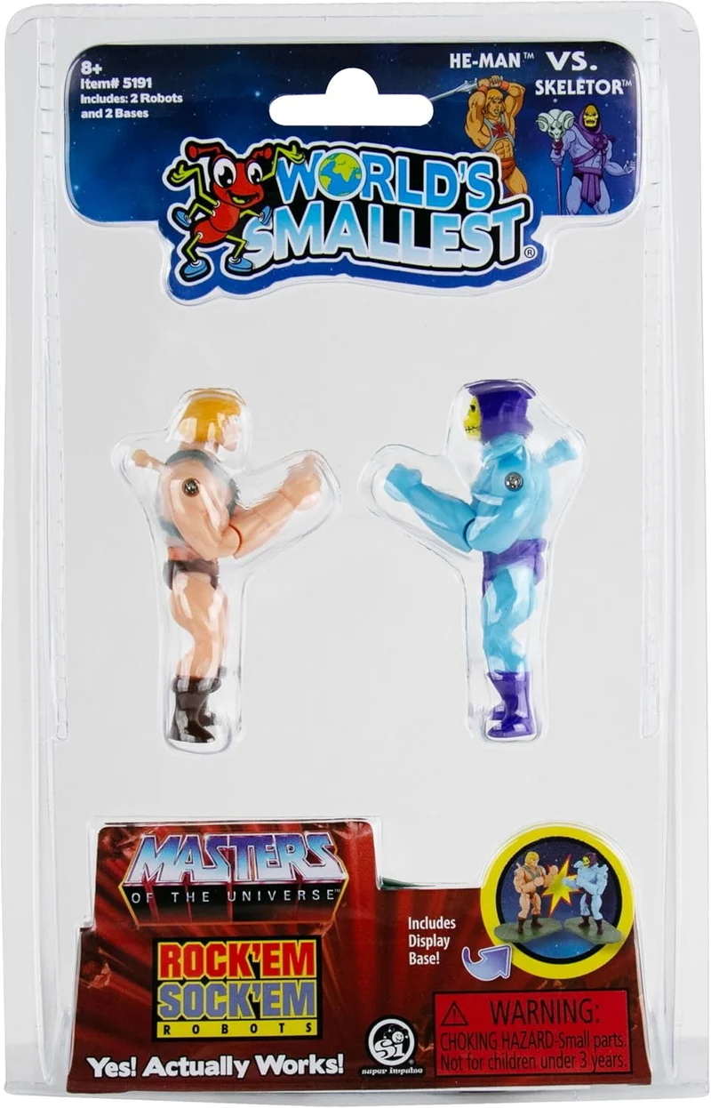 World's Smallest Masters of the Universe Rock 'em Sock 'em Robots