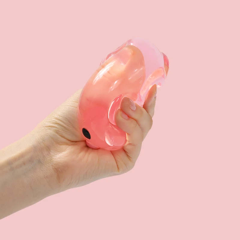 Crystal Pink Octopus Taba Squishy