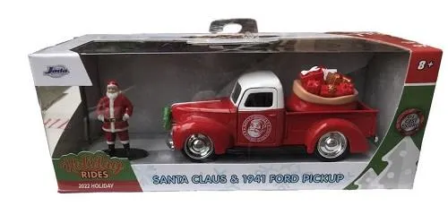 Mr Santa Claus 1941 Ford Die-Cast Car - Voiture moulée sous pression Père Noël