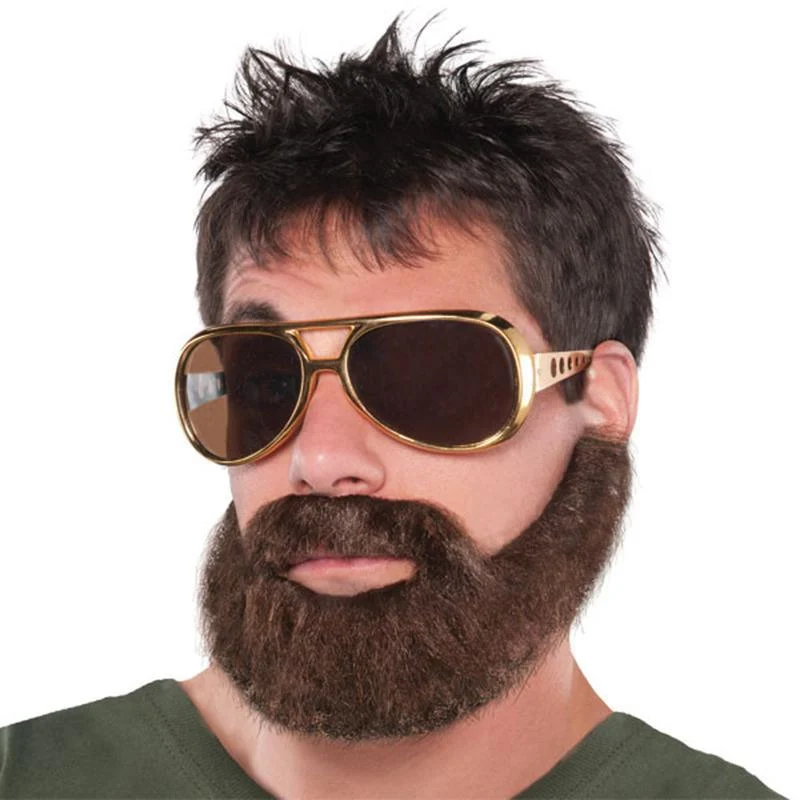 Hangover beard & mustache set