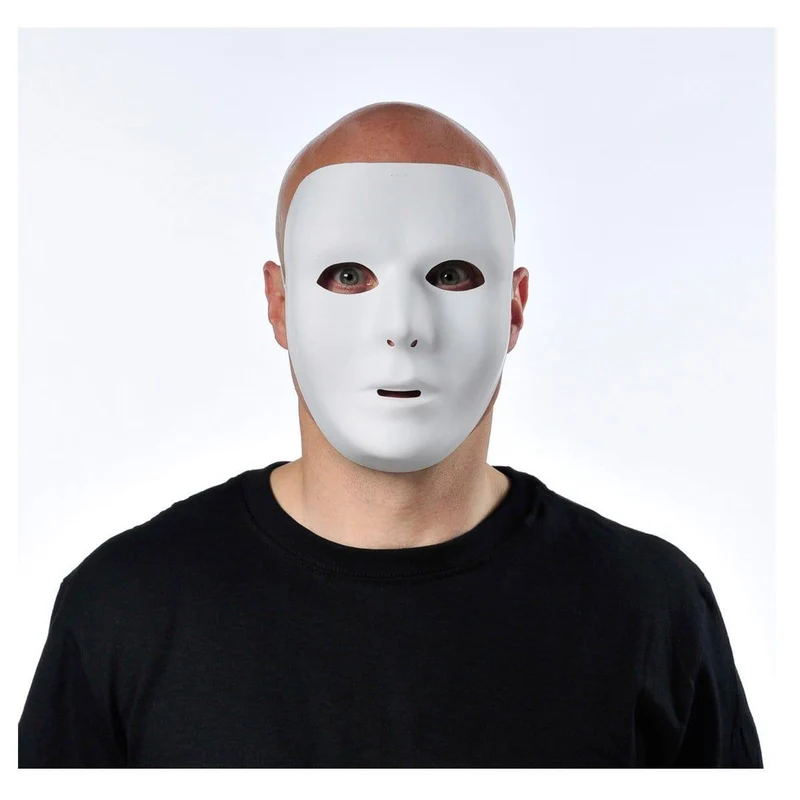 White full face mask
