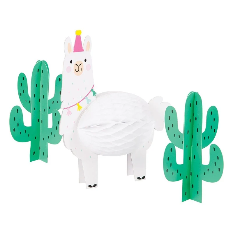 Llama Party centerpiece