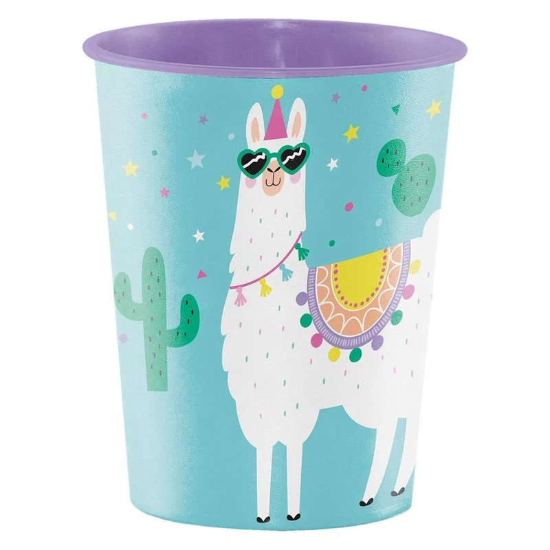 Llama Party plastic favor cup