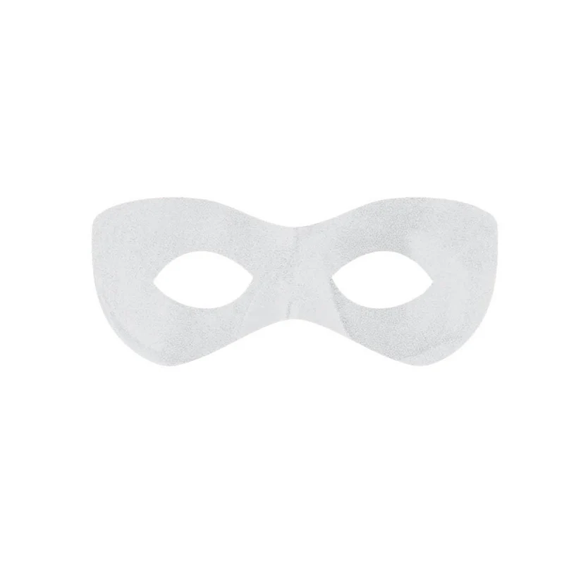 White super hero mask for adults