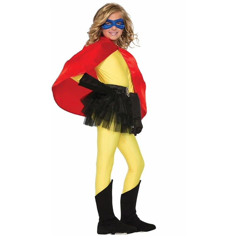 Red hero cape for kids