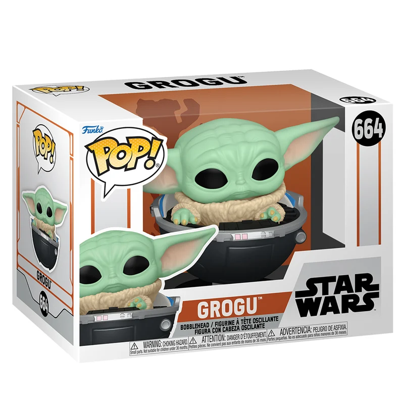 FUNKO POP! VINYL: Star Wars: The Mandalorian - Grogu w/Prama