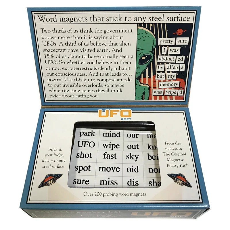 UFO Magnetic Poetry Kit