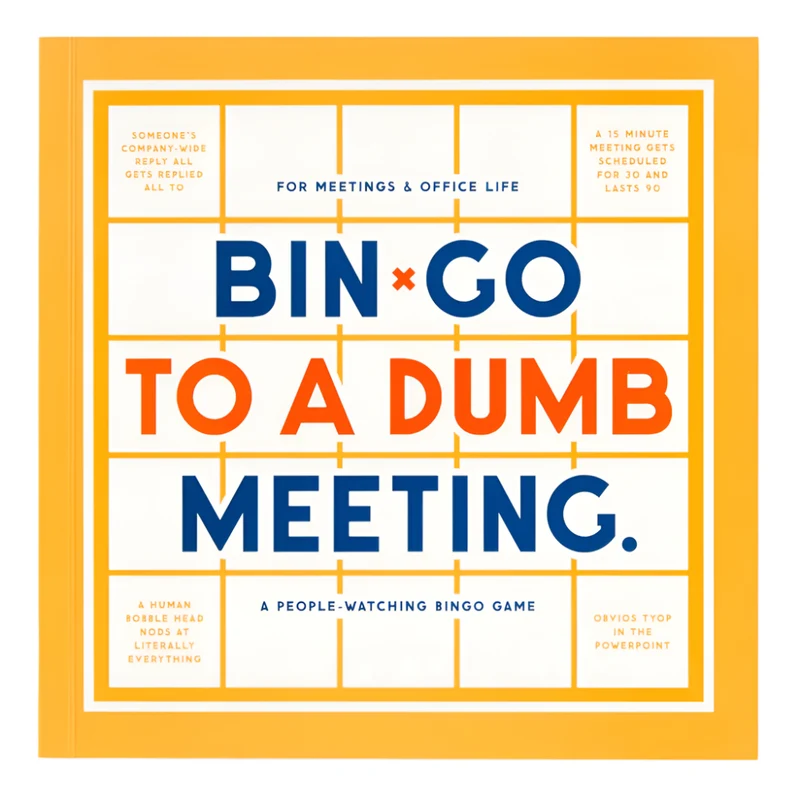 BINGO to a Dumb Meeting Book