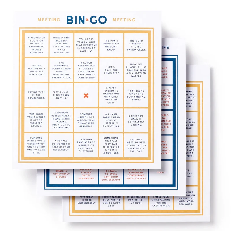 BINGO to a Dumb Meeting Book