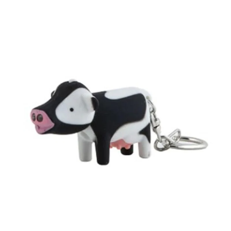 Mooing Cow LED Keychain