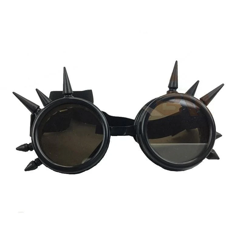 Black steampunk glasses