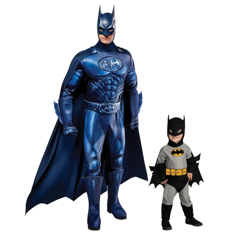 Daddy and Me Batman, Robin and Joker Costumes