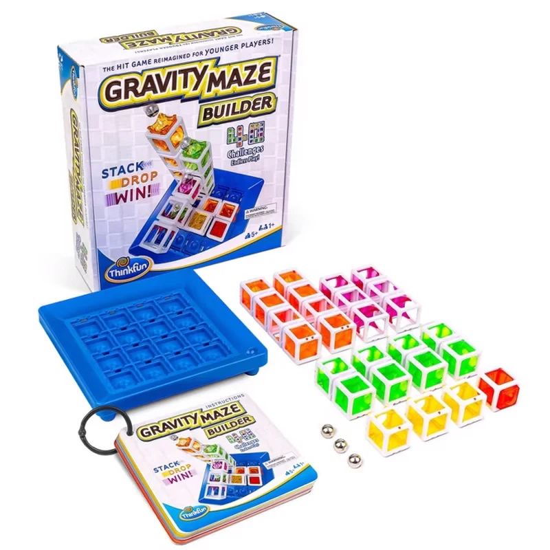 Gravity Maze Builder Logic Game