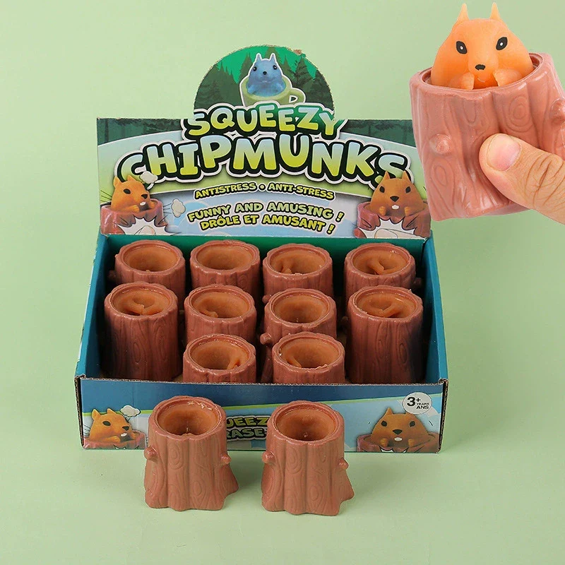 Squishy Souris Pop-Up Fromage Anti-Stress