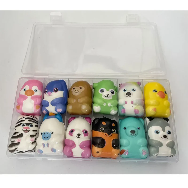 Lot Squishy Mini Kawaii Surprise (6 ou 12 Pièces)