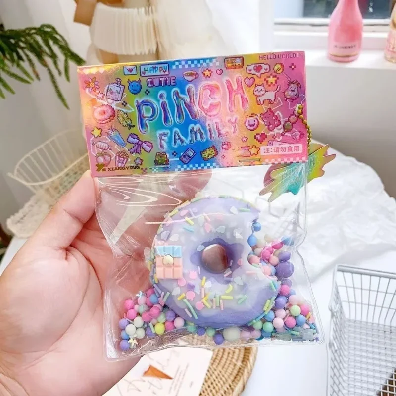 Squishy Donut & Gâteau Géant Anti-Stress