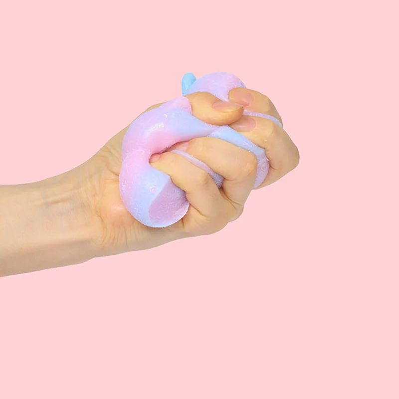 Pink Blue Fat Cat Squishy