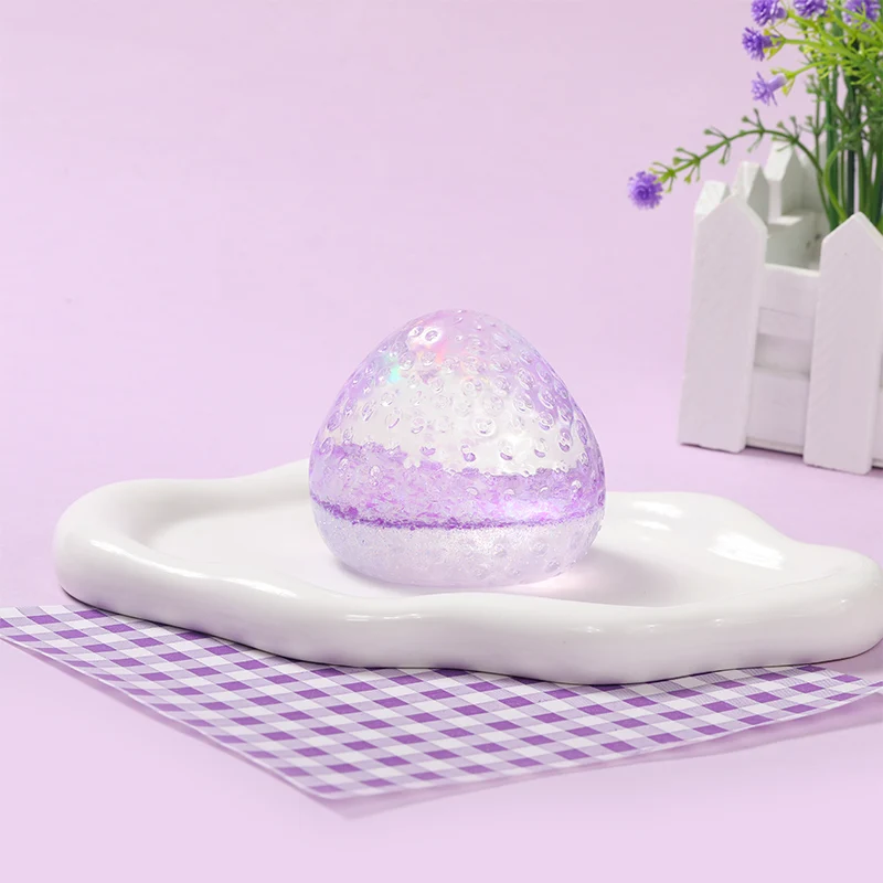 Purple Glow-in-dark Strawberry Taba Squishy