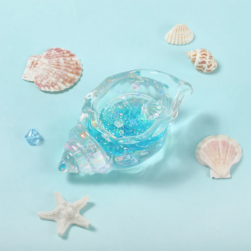 Blue Crystal Conch Taba Squishy