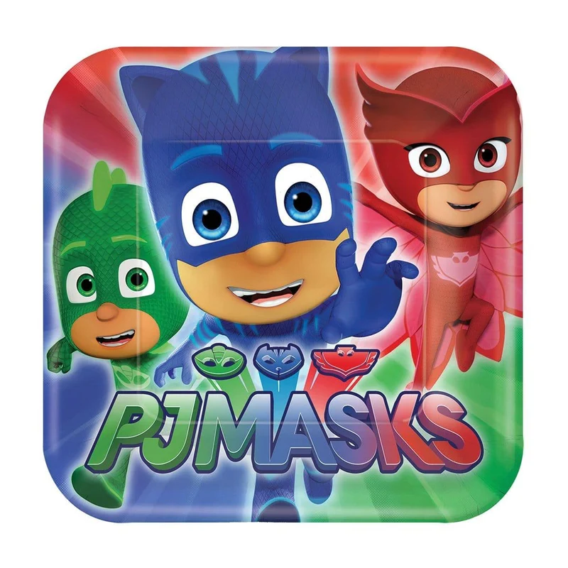 PJ Masks Dessert Plates 7 inches, 8 per package