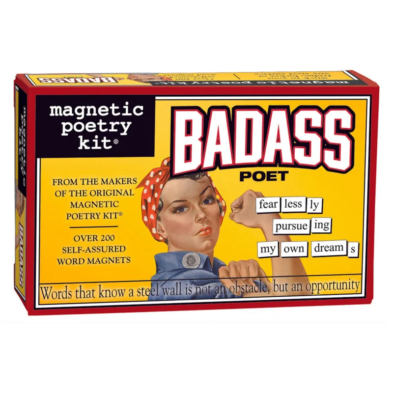 Badass Poet Magnetic Poetry Kit