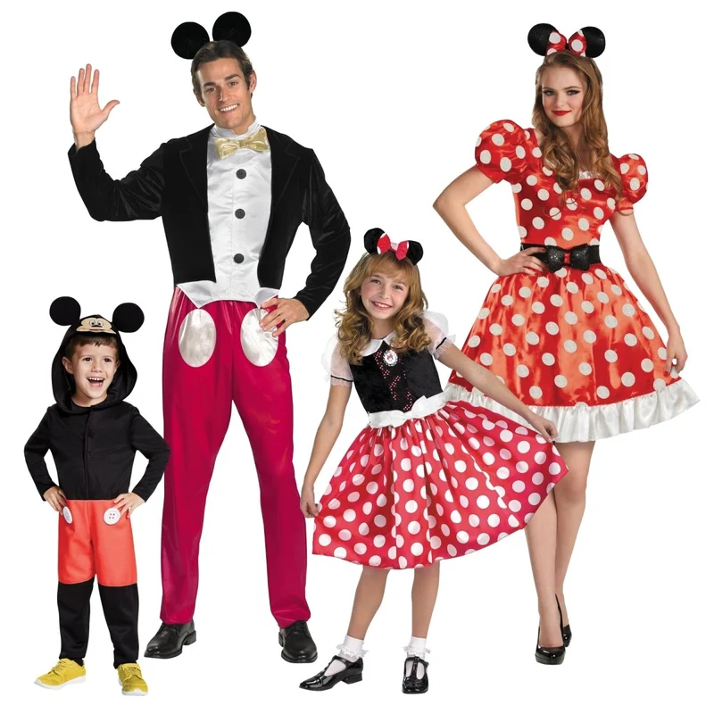 Mickey and Minnie Mouse Family Costumes, Disney