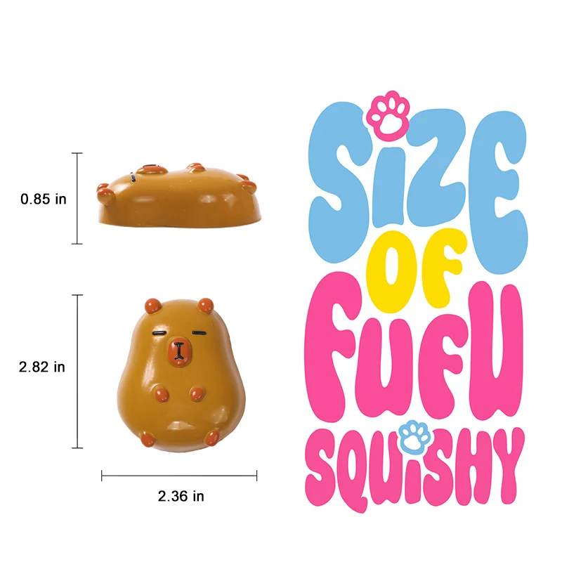 Brown Capybara Taba Squishy