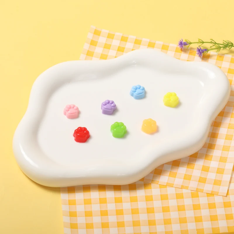 7Pcs Tiny Rainbow Cat's Paw Squishy