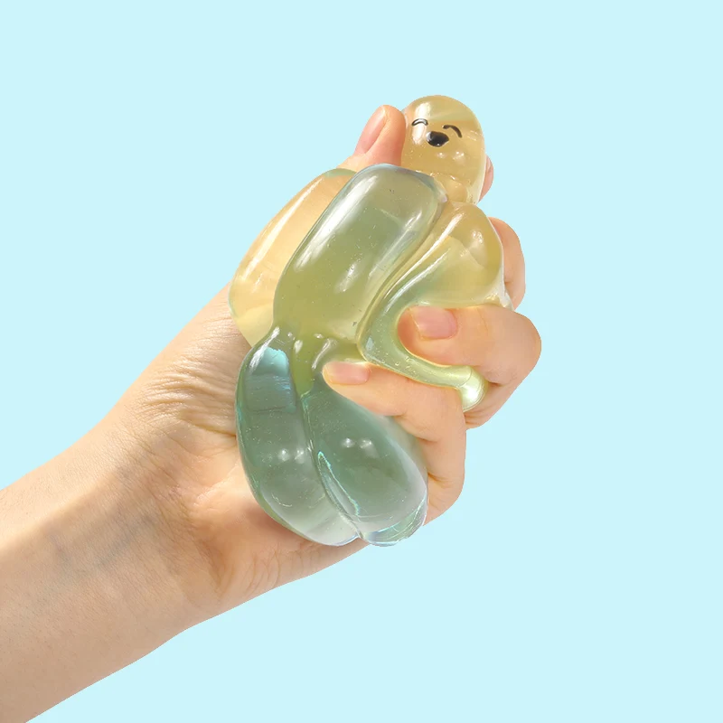 200g Crystal Yellow（split squishy) Noob Taba Squishy